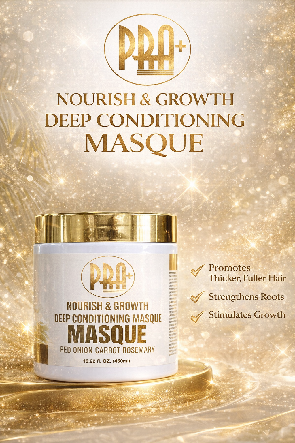 PRA Nourish & Growth Deep Conditioning Masque - Pra Cosmetics