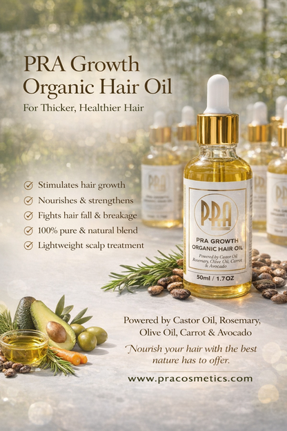 PRA Growth Organic Hair Oil - Pra Cosmetics