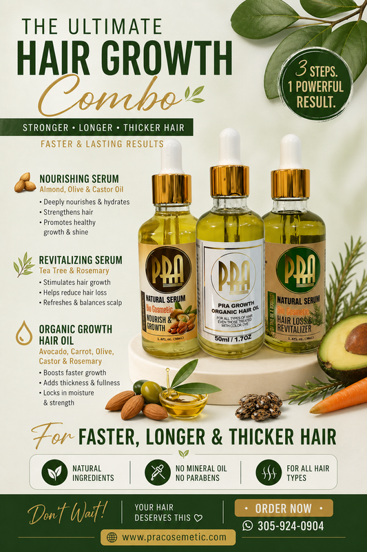 THE ULTIMATE HAIR GROWTH COMBO - Pra Cosmetics
